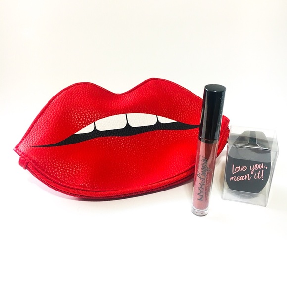 NYX Other - 🌻3/$12 NEW! NYX Lip Cosmetic Bag Makeup Set